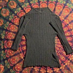 charcoal long sleeve UO turtleneck